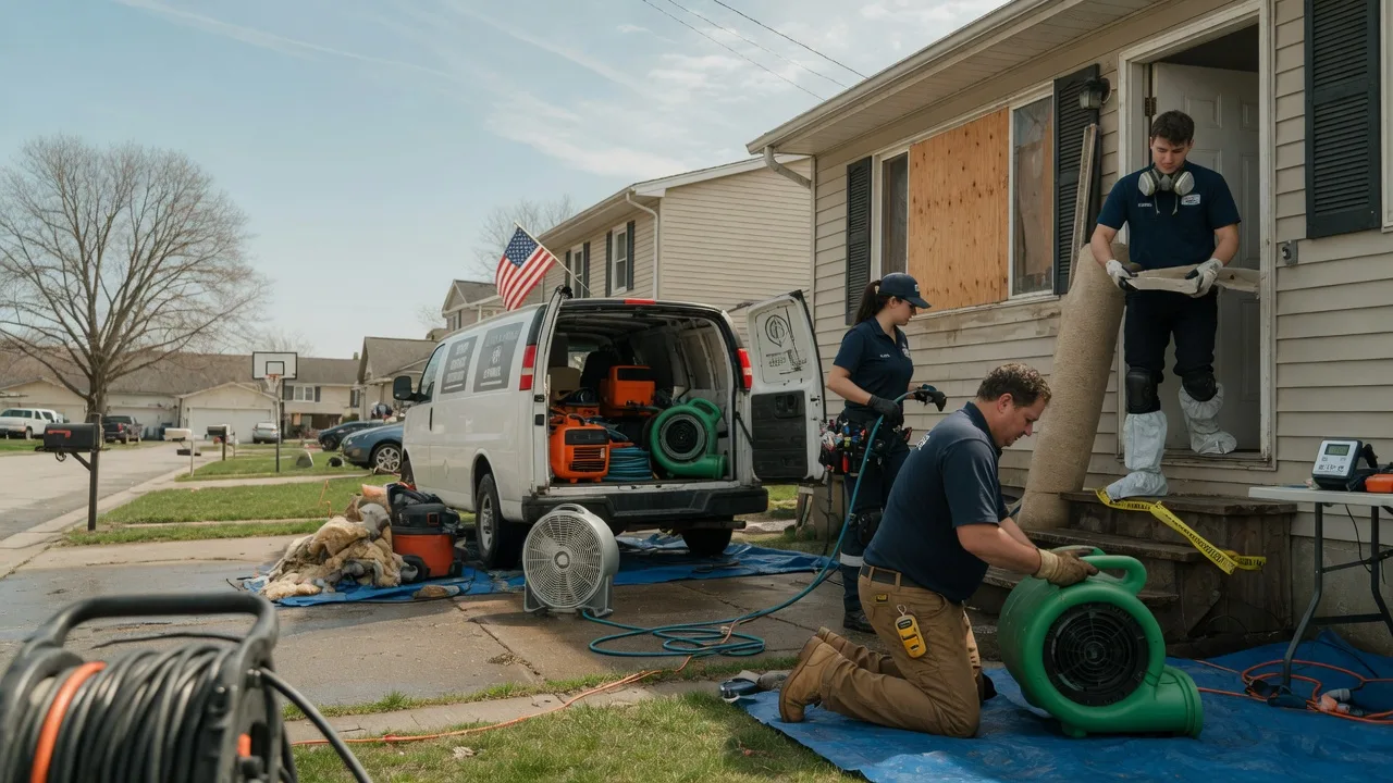 Water Damage Restoration in Brockton, PA near me